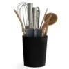 Angle Utensil Holder, Black/Wallnut -Keukengerei Winkel born in sweden angle utensil holder black wallnut 0