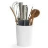 Angle Utensil Holder, White/Grey -Keukengerei Winkel born in sweden angle utensil holder white grey 0