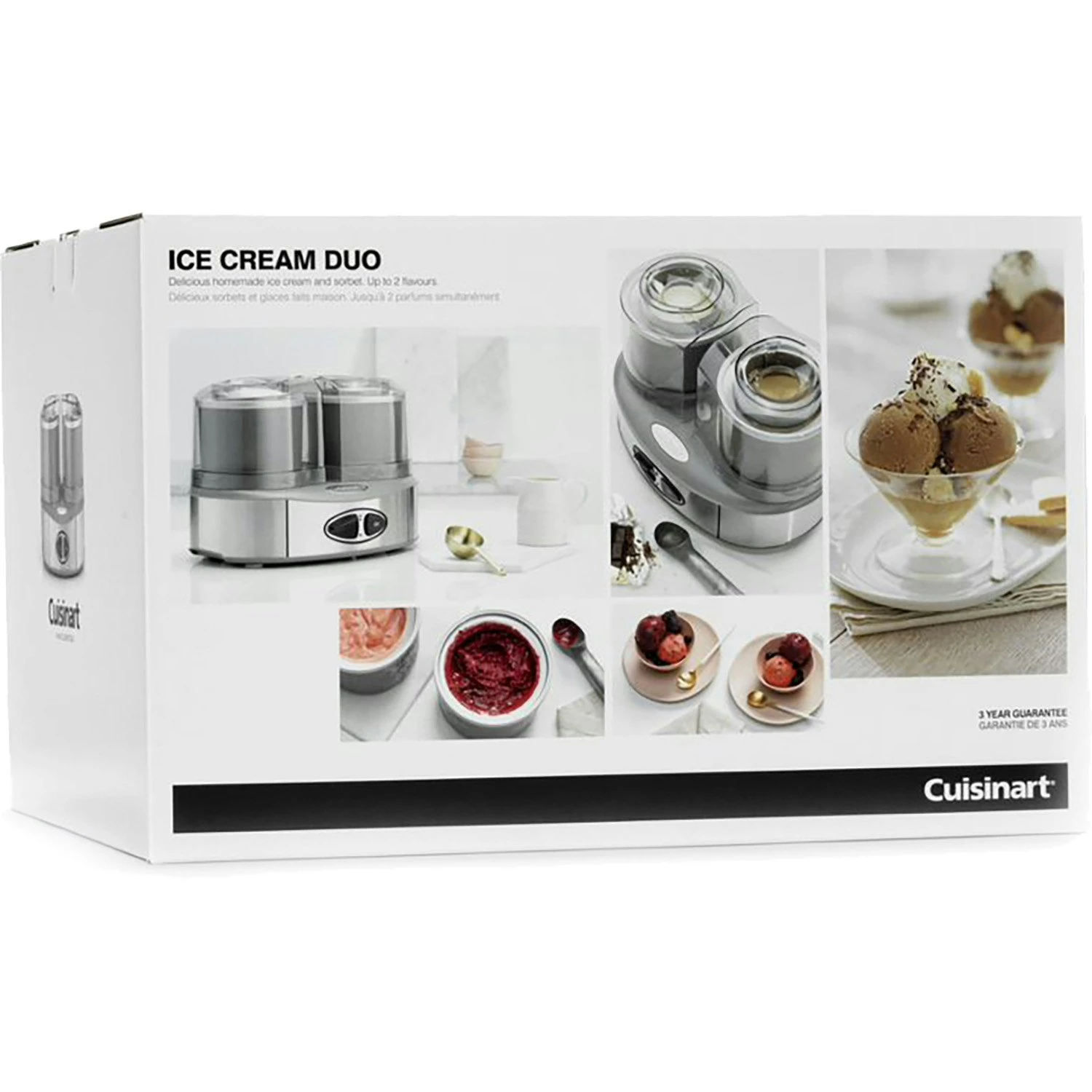 Cuisinart Duo Ice Cream Machine 2x1 L, Steel Grey 8 Cuisinart Duo Ice Cream Machine 2x1 L, Steel Grey - Afbeelding 6
