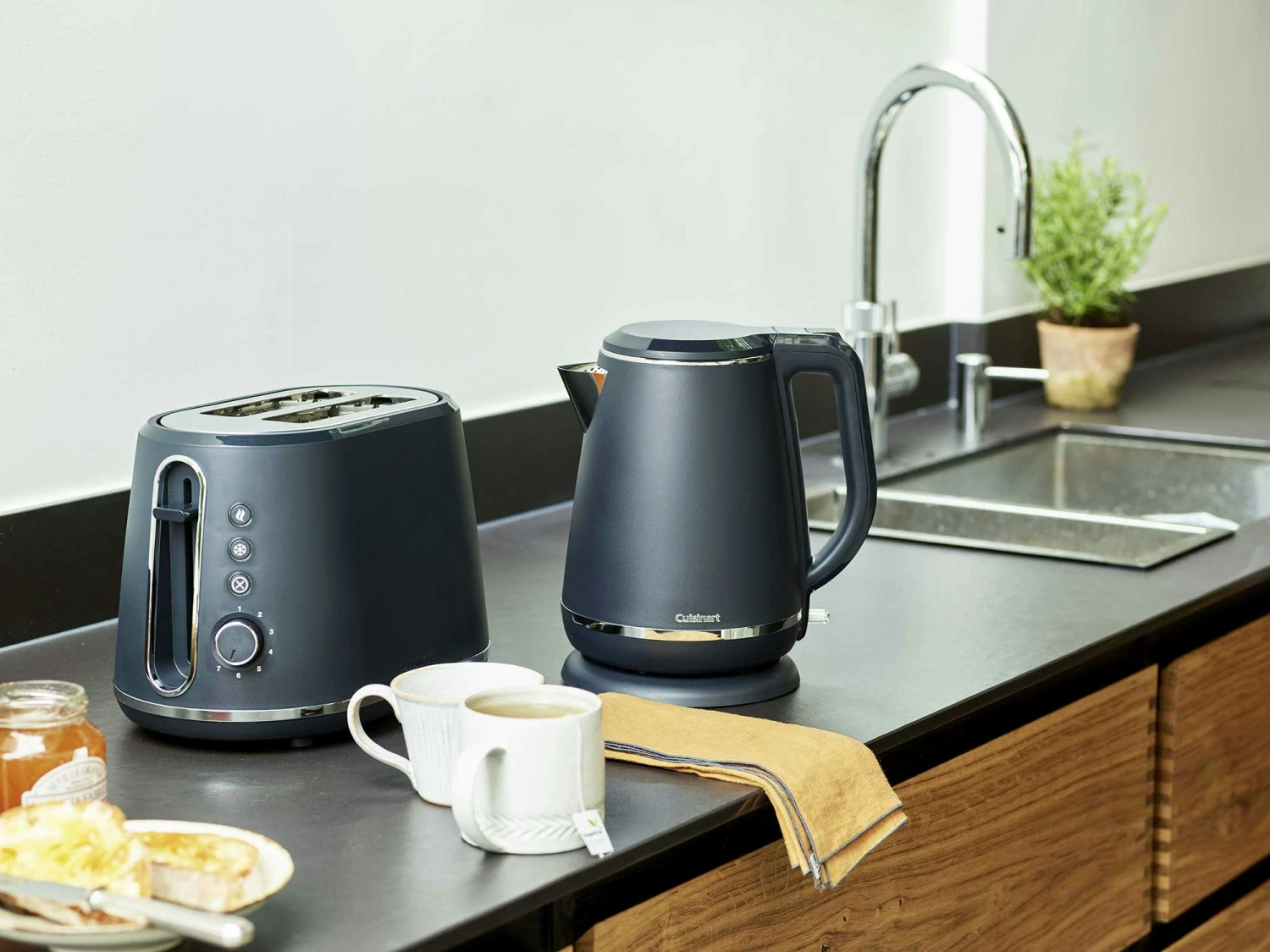 Cuisinart Toaster 2 Plakken Grijs 5 Cuisinart Toaster 2 Plakken Grijs - Afbeelding 3