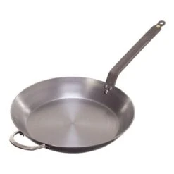 De Buyer Mineral B Lyonnaise Frying Pan, 32 Cm