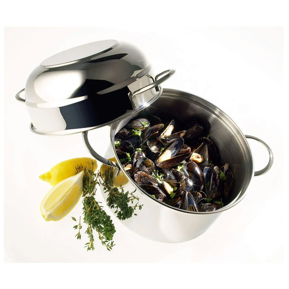 Demeyere Resto Mussel Pot, 20 Cm 4 Demeyere Resto Mussel Pot, 20 Cm - Afbeelding 2