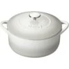 Denby Natural Canvas Gietijzeren Pot Rond Ø26 Cm, Wit -Keukengerei Winkel denby cast iron 26cm round casserole 13