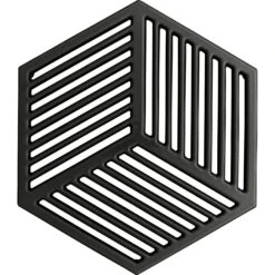 Denby Halo Pannenonderzetter Gietijzer 21,5x24,5 Cm, Grijs