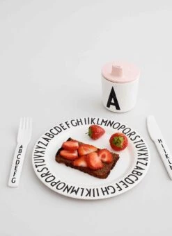 Design Letters Drink Deksel Voor Een Ecozen® Mok, Zwart -Keukengerei Winkel design letters drink lid for melamine cup 20 1