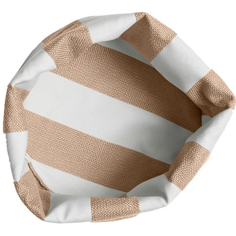 Wide Stripe Broodmand 19x20 Cm, Beige 3 Wide Stripe Broodmand 19x20 Cm, Beige