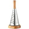 Dorre Rita Grater, Stainless Steel/Acacia Wood -Keukengerei Winkel dorre rita grater stainless steel acacia wood 0