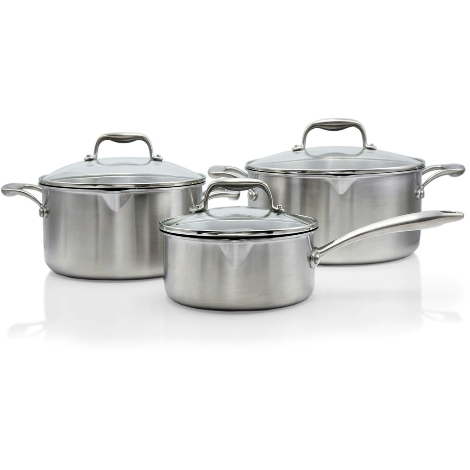 EGO Complete Saucepan Set 4 EGO Complete Saucepan Set - Afbeelding 2