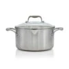 EGO Saucepan With Glass Lid 3,5 L, Stainless Steel -Keukengerei Winkel ego kastrull med glaslock stainless steel 3