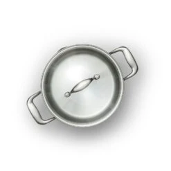 EGO Saucepan With Glass Lid 3,5 L, Stainless Steel -Keukengerei Winkel ego kastrull med glaslock stainless steel 8