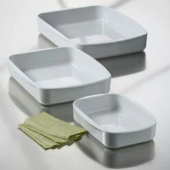 Eva Solo Legio Ovenproof Dish White, 29x26x6 Cm -Keukengerei Winkel eva solo legio ovenproof dish white 13