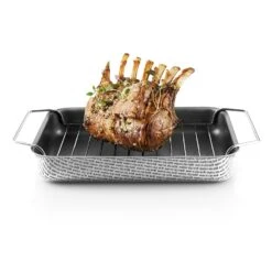 Eva Solo Roasting Pan With Grill Rack, 26x19 Cm -Keukengerei Winkel eva solo roasting pan with grill rack 26x19 cm 5