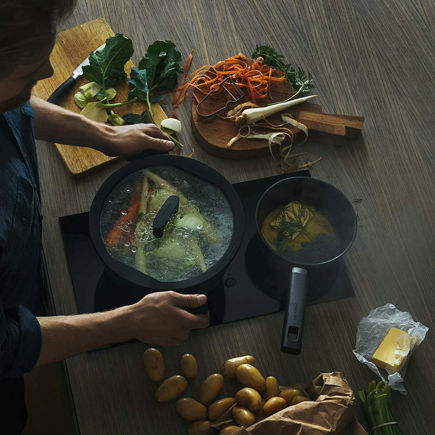 Fiskars Hard Face Saucepan, 1,8 L 5 Fiskars Hard Face Saucepan, 1,8 L - Afbeelding 3