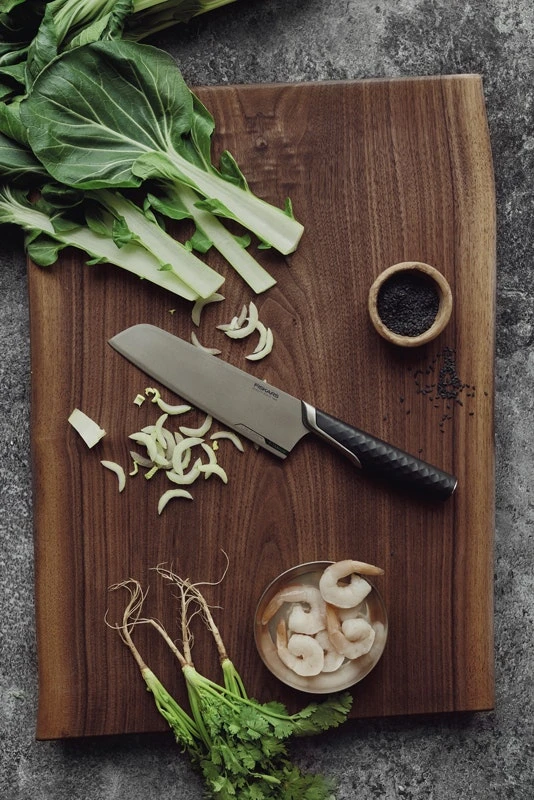 Fiskars Titanium Santoku Knife, 16 Cm 5 Fiskars Titanium Santoku Knife, 16 Cm - Afbeelding 3