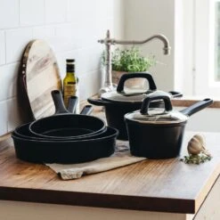 Heirol Groove Braadpan Met Glazen Deksel 20 Cm -Keukengerei Winkel heirol groove braadpan met glazen deksel 20 cm 4