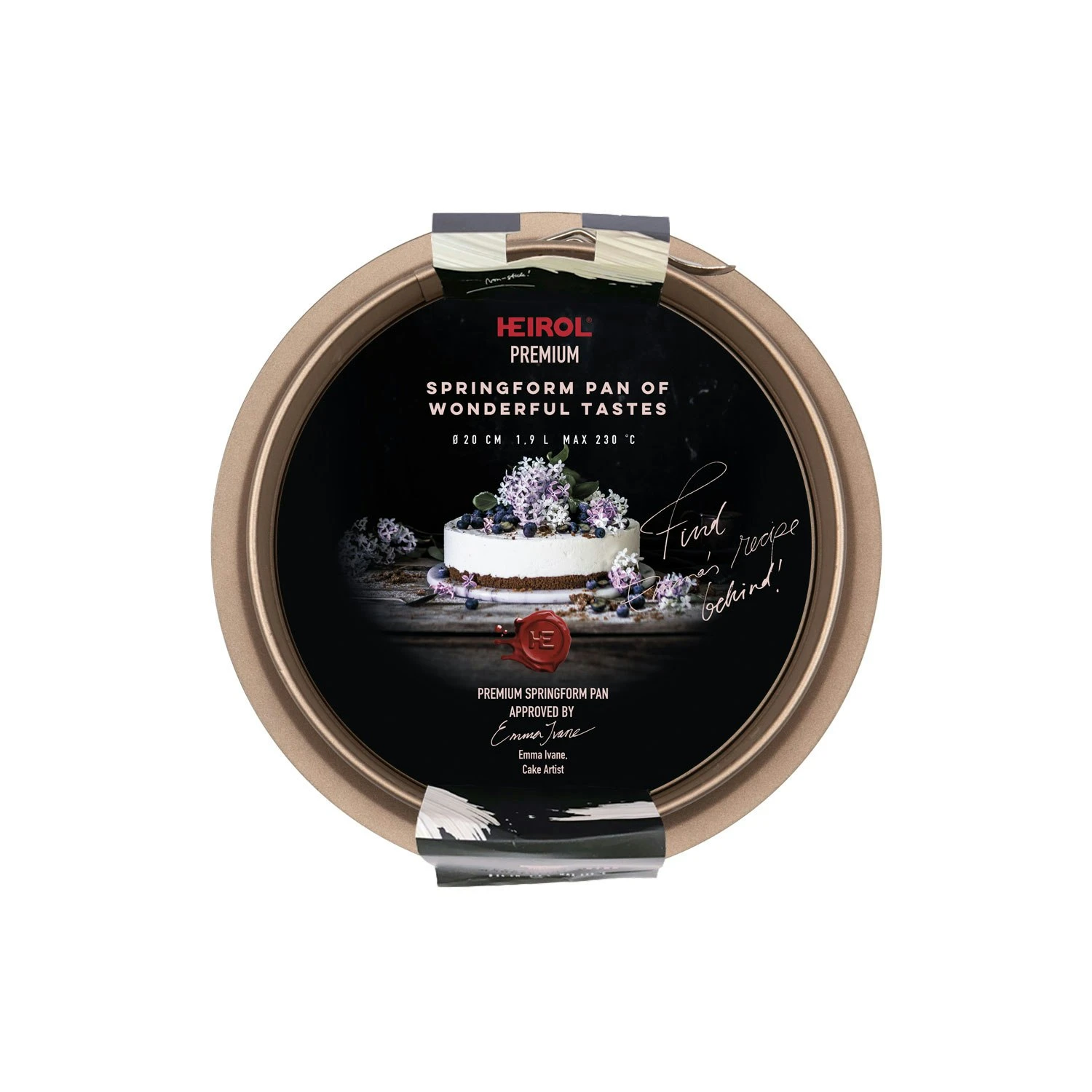 Heirol Springvorm Champagne 20 Cm 4 Heirol Springvorm Champagne 20 Cm - Afbeelding 2