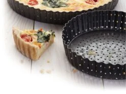 Kitchen Craft Master Class Crusty Non-Stick Fluted Quiche Tin 30 Cm -Keukengerei Winkel kitchen craft master class crusty non stick fluted quiche tin 7