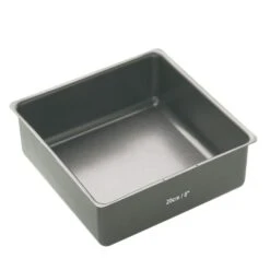 Kitchen Craft MasterClass Deep Square Cake Pan Loose Base, 20 Cm