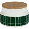 Marimekko Tiiliskivi Pot 70 Cl, Wit / Donkergroen -Keukengerei Winkel marimekko tiiliskivi jar 07l 0