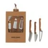 Nicolas Vahé Cheese Knives Acacia/Stainless Steel, 3 Pcs -Keukengerei Winkel nicolas vahe cheese knives acacia stainless steel 3 pcs 0