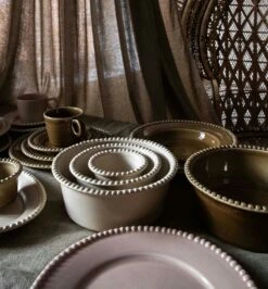 Daria Kom 18 Cm, Cotton White -Keukengerei Winkel potteryjo daria kom 18 cm 48