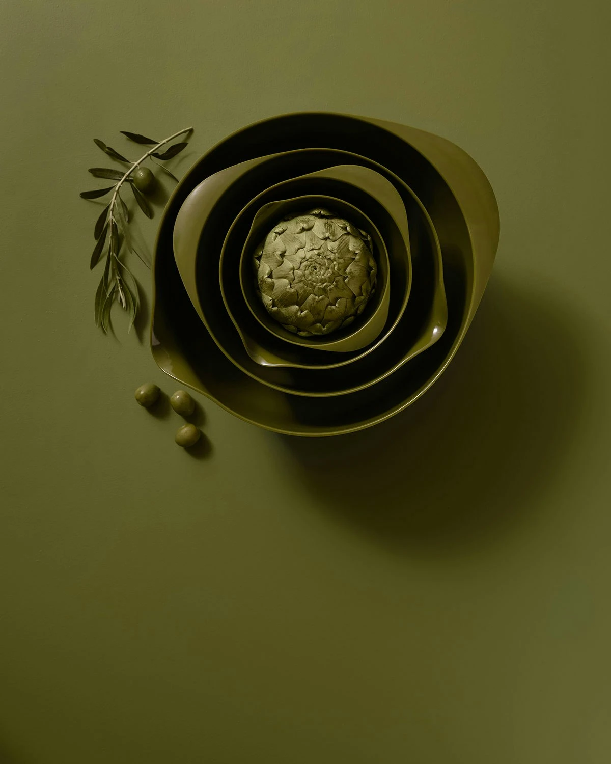 Rosti Margrethe Kom Olijfgroen, 0,75 L 4 Rosti Margrethe Kom Olijfgroen, 0,75 L - Afbeelding 2