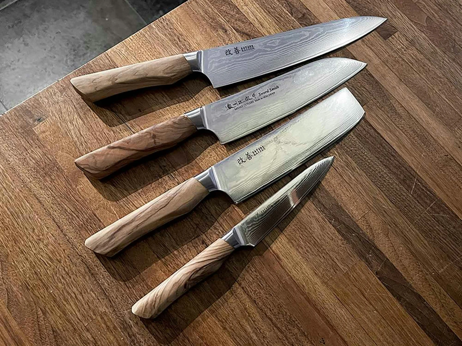 Satake Kaizen Santoku Koksmes 18 Cm 4 Satake Kaizen Santoku Koksmes 18 Cm - Afbeelding 2