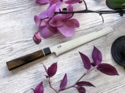 Gin'Iro Gyuto Broodmes, 22 Cm -Keukengerei Winkel senzo giniro gyuto broodmes 22 cm 4