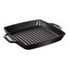 Staub Griddle Pan 28x28 Cm, Black -Keukengerei Winkel staub staub griddle pan 28x28 cm 2