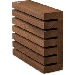 Wüsthof Messenblok 6 Messen -Keukengerei Winkel wusthof magnetic knife block in thermo treated book 337 10