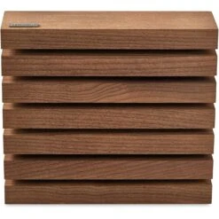 Wüsthof Messenblok 6 Messen -Keukengerei Winkel wusthof magnetic knife block in thermo treated book 337 9